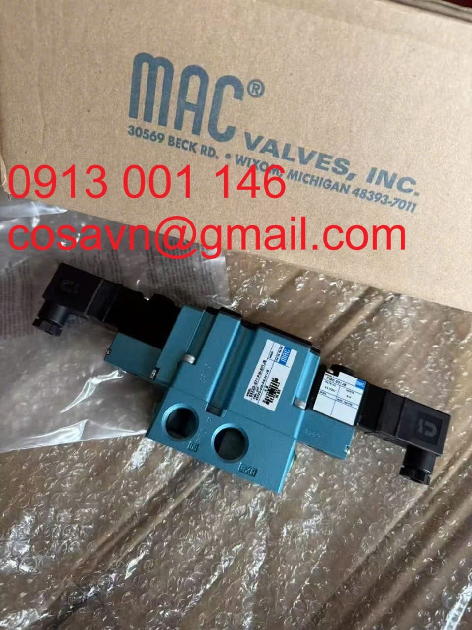 Van điện từ khí nén của MAC Valves 6322D-371-PM-601JB 6322D-371-PM-601JB